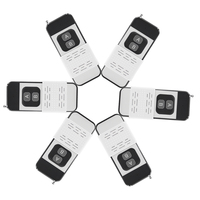 Interrupteur sans fil RF DC12V 10A 2CH, émetteur d'interrupteur lumineux, télécommande sans fil 433mhz, interrupteur de télécommande sans fil