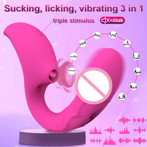 Clitoris Sucker Vagina Saugen Vibrator Weibliches Sexspielzeug Masturbation Menschlich geformter Dildo Tragbare Vibratoren - Product Image 2