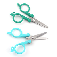 Mini ciseaux portatifs de voyage de voyage, petits ciseaux pliables de sécurité