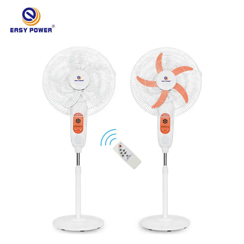 Wholesale remoter control solar panel floor fan emergency rechargeable solar fans for home 18 inch