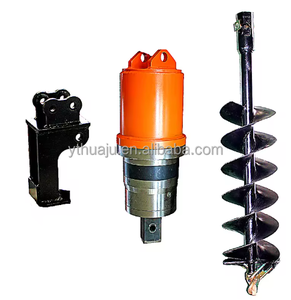 Accesorio de Barrena para Excavadora, Barrena Hidráulica para Tierra, Imán para Excavadora, para Miniexcavadora - Product Image 5