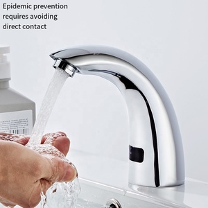 Grifo <span class=keywords><strong>de</strong></span> <span class=keywords><strong>lavabo</strong></span> automático con sensor infrarrojo <span class=keywords><strong>de</strong></span> un solo salida <span class=keywords><strong>de</strong></span> agua fría, con válvula <span class=keywords><strong>de</strong></span> cerámica y núcleo <span class=keywords><strong>de</strong></span> cobre, <span class=keywords><strong>de</strong></span> proveedor chino - Product Image 1