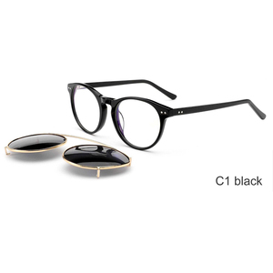 Gafas de <span class=keywords><strong>Sol</strong></span> de acetato de moda <span class=keywords><strong>Clip</strong></span> de acetato en gafas de <span class=keywords><strong>sol</strong></span> Diseñadores de lujo gafas de <span class=keywords><strong>sol</strong></span> gafas magnéticas - Product Image 4