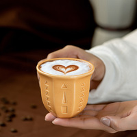 Tasse à café et à thé en porcelaine de style arabe, motif architectural du Moyen-Orient, 100 ml, 180 ml, 250 ml, design minimaliste moderne