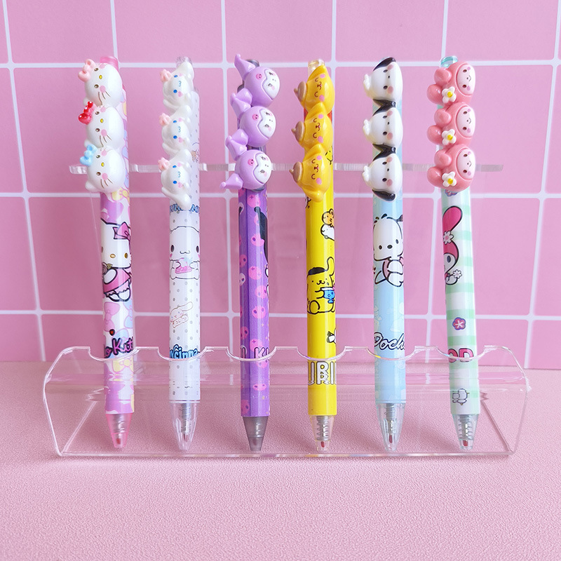 NEWSTAR NS-0047 спортивный автомобиль Sanrio в стиле ручки супер милые ручки унисекс канцелярские принадлежности для студентов канцелярские товары для письма черные наборы