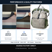 Tissu Oxford 840D double brin 100 % polyester résistant à l'abrasion pour sacs à main, bagages, auvents et textiles de maison – Vente en gros