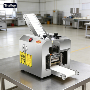 เครื่องรีดแป้งอัตโนมัติขนาดเล็กสำหรับธุรกิจในครัวเรือน เครื่องทำแป้งเกี๊ยว เครื่องทำปอเปี๊ยะ เครื่องทำซาโมซ่า เครื่องรีดแป้งพาสต้า - Product Image 1