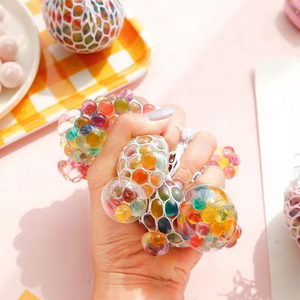 Stress-relieving Grape <b>Balls</b> Release <b>Balls</b> Toys Best-selling Gifts <b>Crystal</b> <b>Balls</b> Pinching Fun Gold Powder Plastic Unisex - Product Image 1