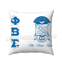 Housse de coussin personnalisée avec motif de la sororité Phi Beta Sigma, décoration pour le Memorial Day, pour canapé et lit