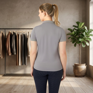 Custom Logo Latest Mesh Horse Women's Riding <b>Shirt</b> Equestrian Base Layer <b>Polo</b> Horse Show <b>Shirt</b> Equestrian Competition <b>Shirts</b> - Product Image 2