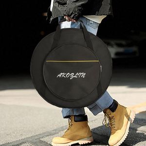 Sac à dos pour cymbales classique 22 pouces en toile cirée résistante à l'eau, fabriqué sur mesure par une usine BSCI, avec poche avant - Product Image 3