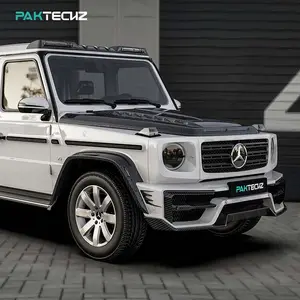 2023 vendita calda Paktechz preimpregnato parti in fibra di carbonio Spoiler anteriore Spoiler sul tetto per Mercedes Benz W464 classe G G500 G63 2019-