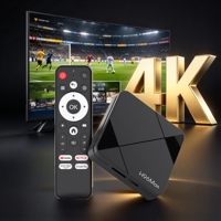 Boîtier TV H96 MAX RK3518 Android 14 Quad Core WiFi6 BT5.4 Lecteur Multimédia 4K 2G+8G/2G+16G avec Télécommande Vocale BT