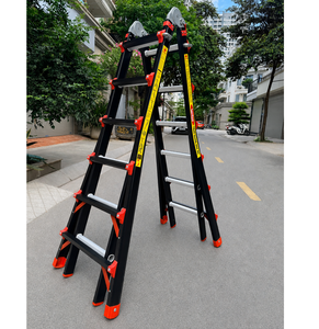 Échelle télescopique multifonctionnelle réglable en alliage d'aluminium 6063, portable, en provenance du Vietnam - Product Image 6