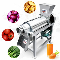 Hoge kwaliteit appelsapmachine/gemberpers spiraalvormige fruitsapcentrifuge voor fruitverwerking