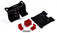 Plaques de montage d'écran réglables pour support de moniteur de cockpit en aluminium Sim Racing Plaques de connexion d'écran réglables