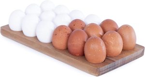 Custom Portable 18 Grids Rustic Wooden Holder Tray <b>for</b> <b>Kitchen</b> Food <b>Storage</b> in Living Room Countertop Space - Product Image 3