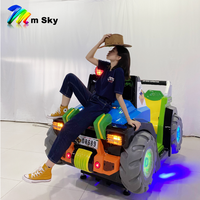Cool Car Off-Road X 3D Video Racing Games Machine Intérieur Coin Operated Fiberglass Kiddie Rides Parent-Child Family Shopping Mall