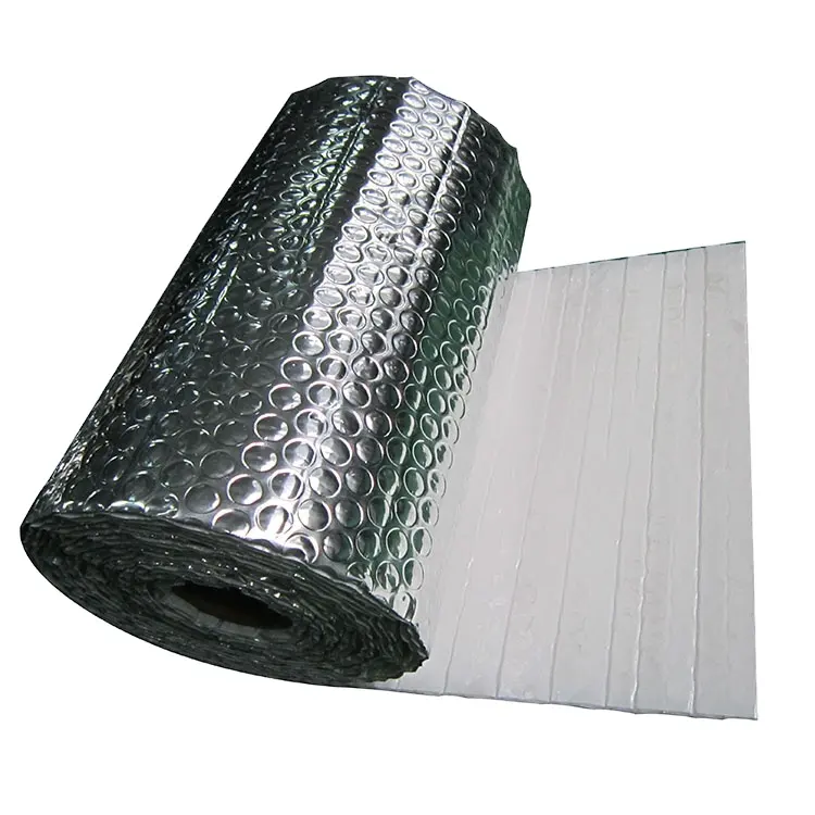 Giá Trị R Cao Chống Cháy Double Bubble Aluminum Foil Vật Liệu Cách Nhiệt Cho Tường Khoang