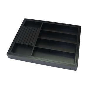 Bamboo divider extendable drawer <b>storage</b> <b>box</b>, expandable <b>kitchen</b> knife <b>storage</b> <b>box</b>, export customized model - Product Image 2