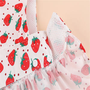 Gaun Anjing Motif Kupu-kupu Berbahan Bubble Lace, Pakaian Hewan Peliharaan Mewah Musim Panas, Gaun Anjing Kecil dengan Tali Kekang yang Serasi - Product Image 6