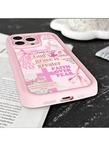 <span class=keywords><strong>เคส</strong></span>โทรศัพท์ดีไซน์กากบาทสีชมพูสำหรับ iPhone 16 15 17 AIR PRO MAX ปลอกด้านหลังสีลูกกวาดแฟชั่นกันกระแทก - Product Image 4