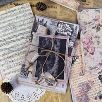 Vintage Journal Scrapbook Artisanat Kits Pour Bullet Junk Planners Esthétique Décor Mur Art Collage Cadres Papeterie Autocollant