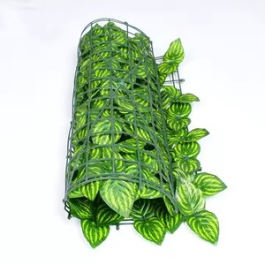 Extension rétractable 3D Clôture de <span class=keywords><strong>jardin</strong></span> en bois sécurisée feuille verte <span class=keywords><strong>artificielle</strong></span> Clôture en maille Cour à usage agricole UV PE Porte plante - Product Image 2