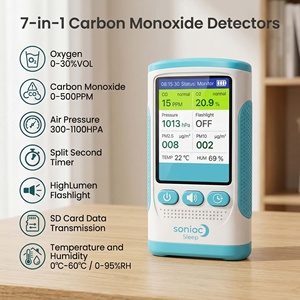 <span class=keywords><strong>Appareil</strong></span> de surveillance de l'environnement intelligent <span class=keywords><strong>pour</strong></span> la <span class=keywords><strong>maison</strong></span> avec affichage AQI HCHO TVOC PM2.5, <span class=keywords><strong>appareil</strong></span> portable d'intérieur, fabricant - Product Image 3