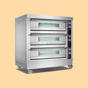 Equipo de panadería para hornear Pastel Pan Hornos para hornear Horno de pizza eléctrico de gas comercial a la venta - Product Image 1