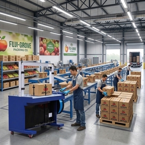 Système de machines d'emballage industrielles portables de table pour la <span class=keywords><strong>cerclage</strong></span> automatique de <span class=keywords><strong>colis</strong></span> et cartons avec bande PP - Product Image 2