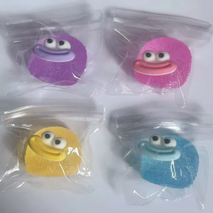 Divertido Juguete de Plástico Antiestrés de Ojos Grandes, con Música y Rebote Lento, Venta al por Mayor, Creativo, para Aliviar el Estrés, Unisex, a partir de 14 Años - Product Image 2