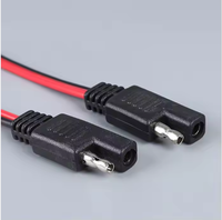 Cable de extensión de cable de alimentación fotovoltaica Solar de 2 pines conector adaptador SAE estaciones de energía de PVC de goma de cobre ordenadores industriales