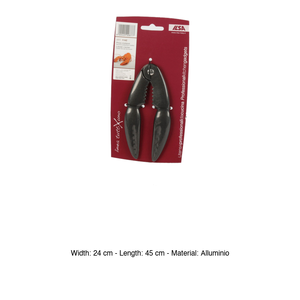 ที่คีบอาหารเปลือกแข็งเคลือบอะลูมิเนียมสีดำ ยี่ห้ออิลซา ขนาด 14 ซม. - Product Image 3