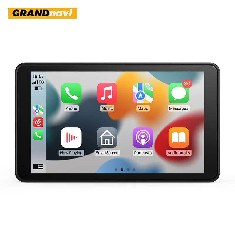 GRANDnavi 7 Inch Car Radio Multimedia Video Player Wireless CarPlay Android Auto Touch Screen Car Stereo Bluetooth