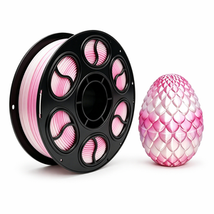 Filamento PLA de Seda de 1.75mm con Degradado Arcoíris para Impresora 3D, Hilo Consumible para Manualidades, Modelo de Escamas de Dragón, 1kg de Filamento para Impresión - Product Image 1