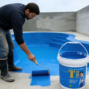 Revêtement Imperméable Flexible Modifié aux Polymères pour Toitures, Surfaces en Acier Coloré, Bassins à Poissons, Surfaces Brutes de Salles de Bain - Product Image 1