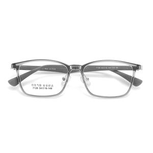 Montures de lunettes rectangulaires Bao Ultem 7126 54-16-149, confortables, unisexes, monture complète, verres en acrylique - Product Image 1