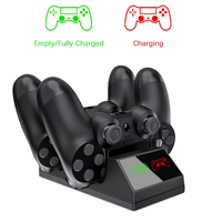 Station de charge magnétique pour contrôleur de jeu sans fil pour PS4 SLIM Pro Station de charge à double chargeur