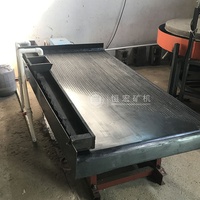 Jetzt auf Lager Golds ortier waschanlage Schwerkraft konzentration maschine 1 2 Tonnen pro Stunde Goldsc hüttel tisch für Coltan