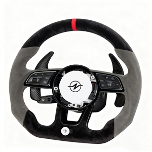 Volante de fibra de carbono Ever-Carbon Racing ECR, superventas, <span class=keywords><strong>precio</strong></span> de fábrica, para <span class=keywords><strong>Audi</strong></span> <span class=keywords><strong>S1</strong></span> S3 S4 S5 S6, volante de coche - Product Image 3