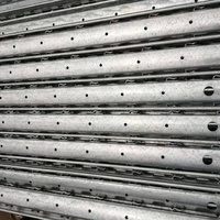 Poste de Acero Inoxidable para Vivero, Estaca para Uvas, Ecológico, Resistente a Roedores y a la Putrefacción, Tratado a Presión, Valla para Jardín, Cercado para Ganado, 6 Unidades