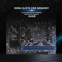 Motherboard Desktop HISWISER M-ATX Baru AMD A520 AM4 untuk CPU Seri 4/5 M.2 SATA SSD DDR4 64GB Double Channel DIY