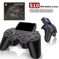 Console de jeu portable S10 avec manette sans fil, écran portable de 2,4 pouces, lecteur de jeux rétro classique, joystick pour cadeaux d'enfants