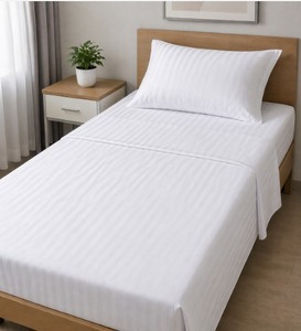 Hospital White <b>Bed</b> Sheet for Medical Use Soft Hygienic Durable Cotton <b>Bed</b> Sheet for Hospitals Available for Sale from India - Product Image 4