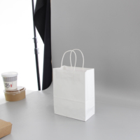 Sacs en papier kraft personnalisés avec logo, vente en gros, emballages alimentaires, sacs en papier imprimés pour la promotion de la marque, commerce de détail