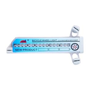 Lumière de roue de vélo Fhl36001, 32 LED, double face, lumières colorées pour rayons de vélo - Product Image 1