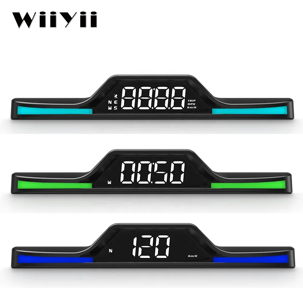 WiiYii 100% Universal Car HUD Heads Up Display G15 tachimetro Smart Gauge buona qualità Plug and play USB GPS HUD