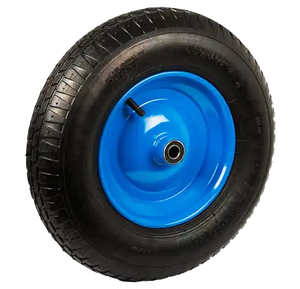 Fabricant OEM 3.00-8 3.50-8 4.00-8 Jantes en métal Roue pneumatique gonflable en caoutchouc et pneus pour chariot de transport de brouette - Product Image 2