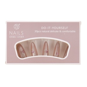 TikTok เล็บปลอมสำหรับแมวระดับไฮเอนด์, สินค้าขายดีริบบิ้นติดพลอยเทียมแวววาวติดเล็บปลอมลอกออกได้ - Product Image 5